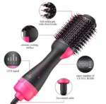 3-in-1 Hair Dryer Brush – Dry, Straighten & Curl Easily - Image 6