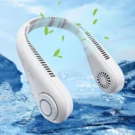 Portable Bladeless Neck Fan – Rechargeable USB Hands Free Cooling Fan